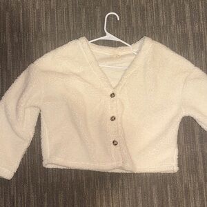 Cozy Cream Button-Up Cardigan